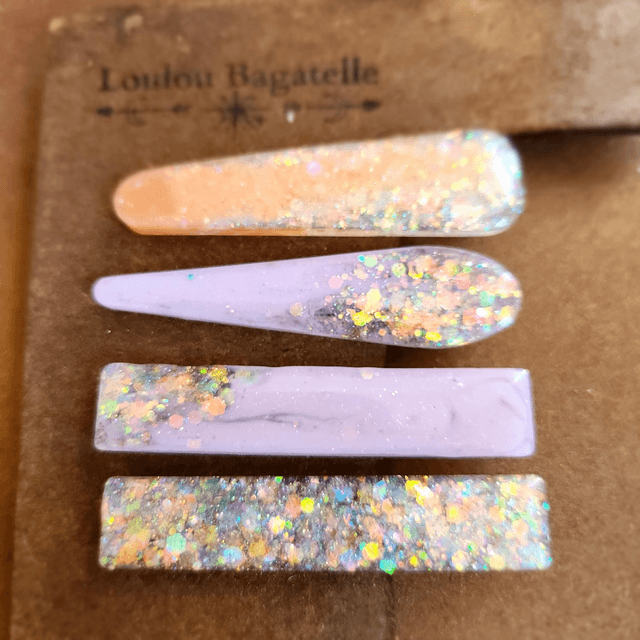Barrettes éclats d’âme – couleurs qui vibrent