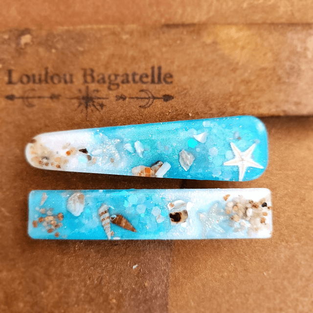 Barrettes sirènes – mémoire de l’océan