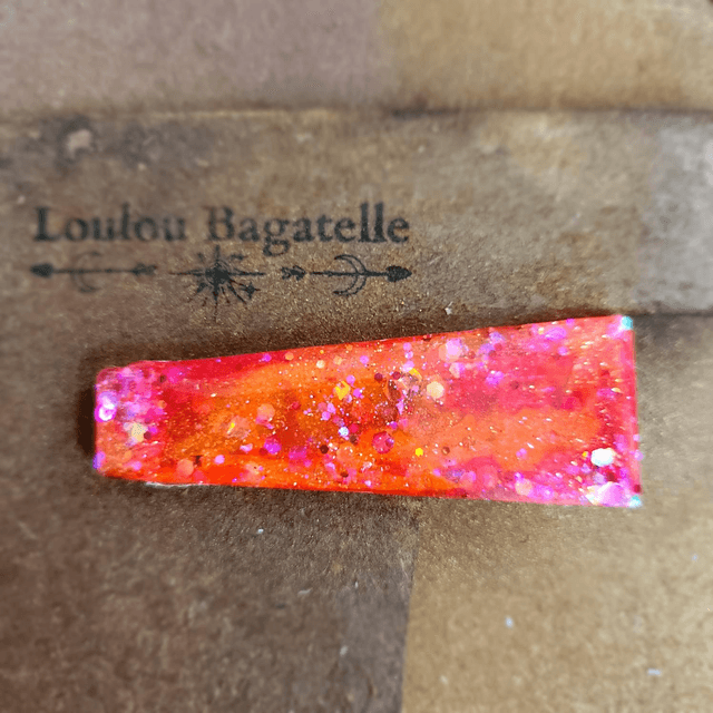 GRANDES Barrettes talisman – éclats de lumière