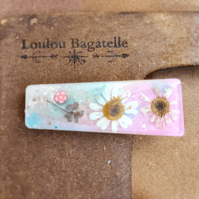 DUo de Barrettes florales – poésie en éclats pastel