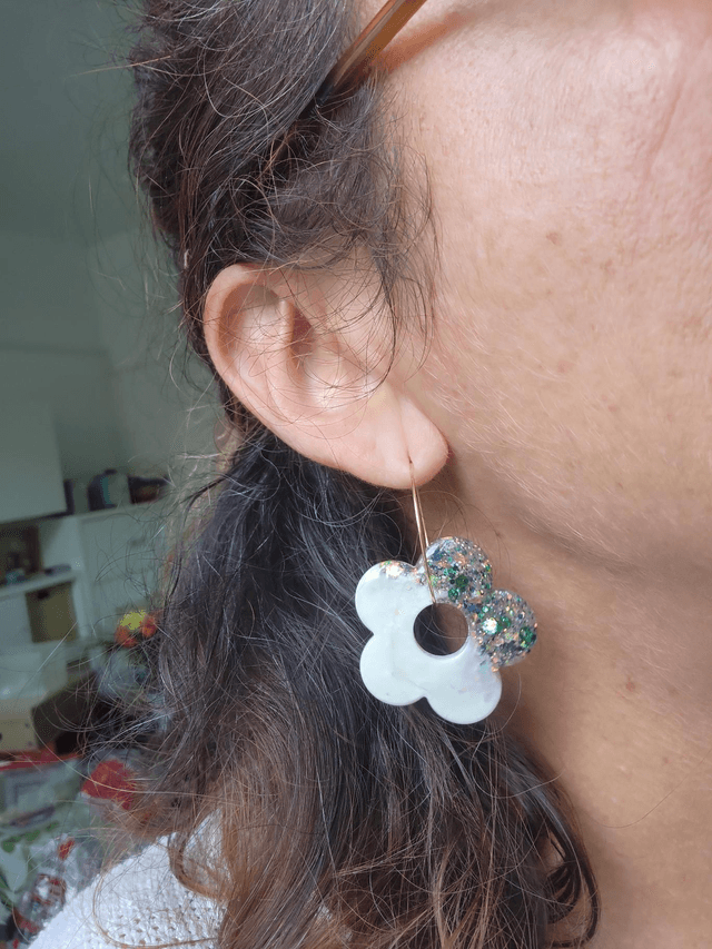 Anneaux fleurs bohèmes